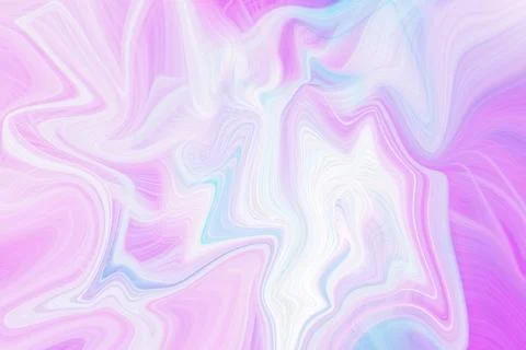 Abstract liquid fluid background with vibrant pink and white wavy marble Illustrazione stock
