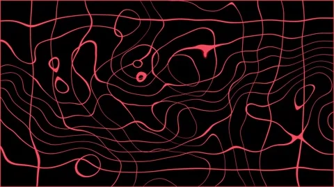 Abstract Liquid Fractal Motion Vidéo 336676344