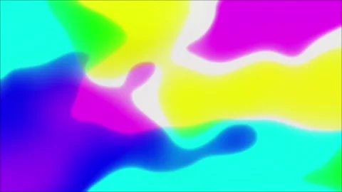 Abstract liquid glowing multicolored magical blurred fairy tale art seamless Stock Footage 263232538