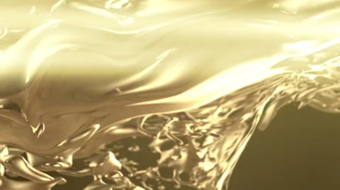Liquid gold is poured into molds, Stock Video