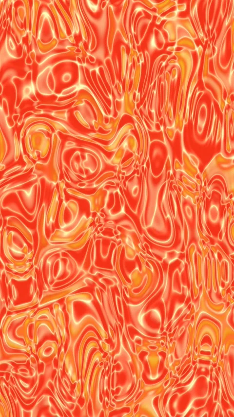 Abstract liquid gradient animated background with golden sunset colors Video stock 330992467