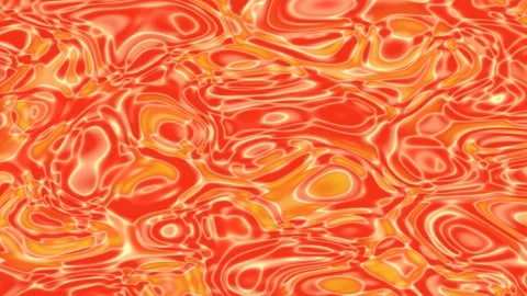 Abstract liquid gradient animated background with golden sunset colors Stock Footage 331008890