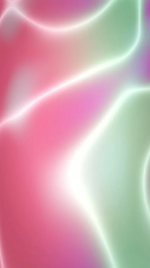 Abstract liquid gradient animated background with mint soft colors Stock Footage 331068717