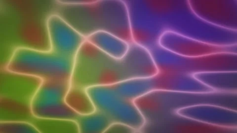 Abstract liquid gradient animated background with lime deep colors Video stock 331166650