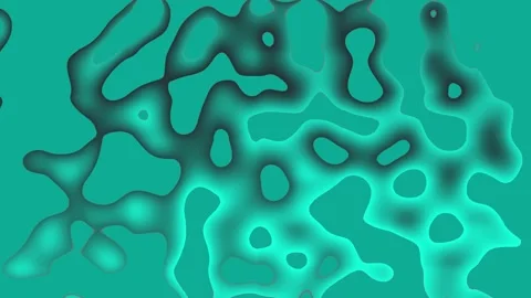 Abstract Liquid Gradient Background Animation - Teal and Blue Video stock 314302060