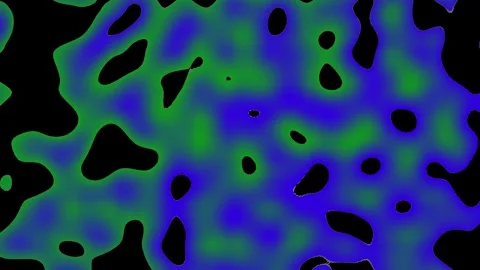 Abstract Liquid Gradient Background Animation - Green and Blue Flow Stock Footage 314302103