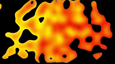Abstract Liquid Gradient Background Animation - Red and Orange Stock Footage 314302143