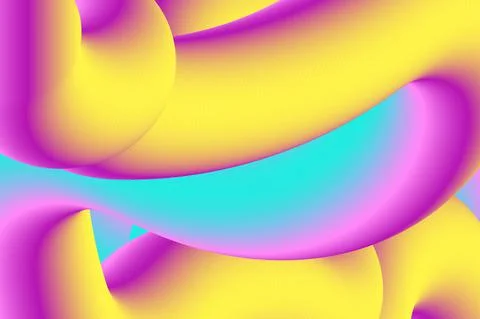 Abstract Liquid Gradient Background in Vector. 3D Creative Dynamic Geometric Stock Illustration