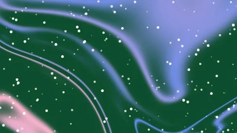 Abstract Liquid Gradient Green and Purple Motion Background with Stars 스톡 동영상 330096158