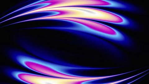 Abstract Liquid Gradient Waves Background Colorful Flow Animation. 4K Video stock 333258918