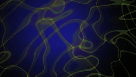Abstract Liquid Light Waves Flowing in Dark Blue Background. Stock Footage 341796583