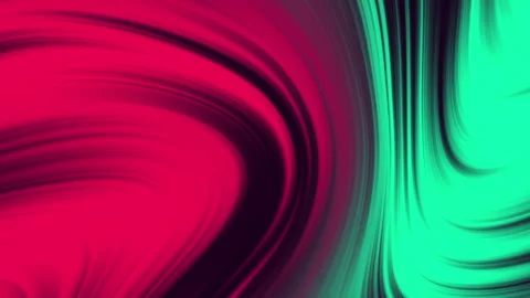 Abstract liquid loop background animation in light pink and lime shades with iri Stock Footage 309635135