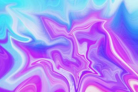 Abstract liquid marble art background with vibrant swirling waves of violet 스톡 일러스트