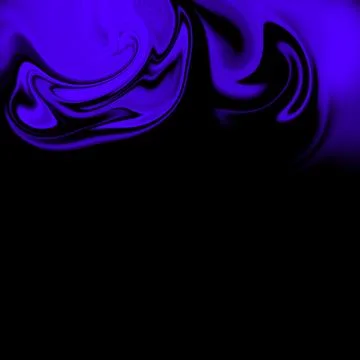 Abstract liquid marble background with blue and black swirls Stock Illustration