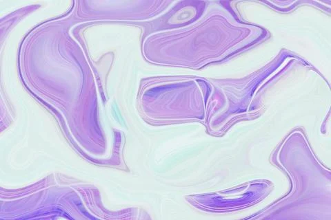 Abstract liquid marble background featuring flowing waves of soft pastel Stock Illustration