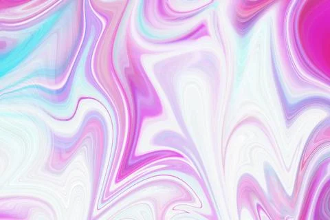 Abstract liquid marble background with fluid swirling patterns of vibrant イラスト素材