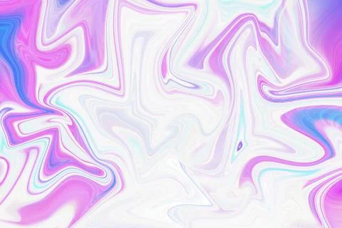 Abstract liquid marble background with fluid swirls of vibrant purple pink Stock Illustration