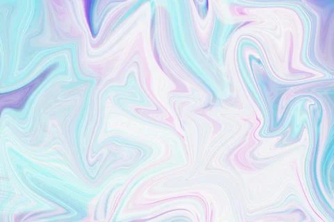 Abstract liquid marble background with smooth flowing waves of pastel blue 스톡 일러스트