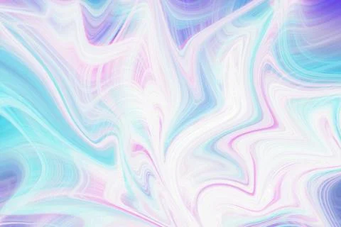 Abstract liquid marble background with swirling flowing patterns in vibrant イラスト素材