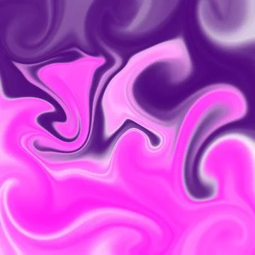 Abstract liquid marble background with vibrant pink and deep purple swirls Stock Illustration