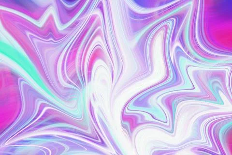 Abstract liquid marble background with vibrant swirls of magenta purple Stock Illustration