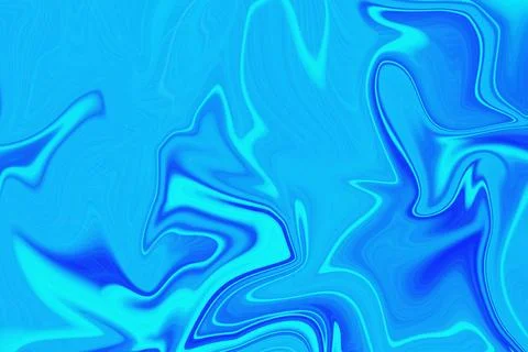 Abstract liquid marble background with vibrant blue and cyan swirls Stock Illustration