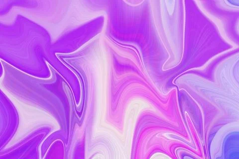 Abstract liquid marble background with vibrant purple and magenta flowing Stock Illustration