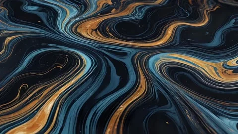 Abstract liquid marble with gold touch 스톡 동영상 310886785
