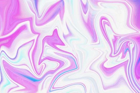 Abstract liquid marble texture background with soft flowing waves of pink 库存插图