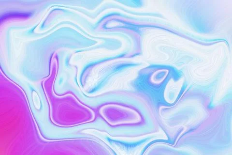 Abstract liquid marble texture background with swirling gradients of vibrant Stock Illustration