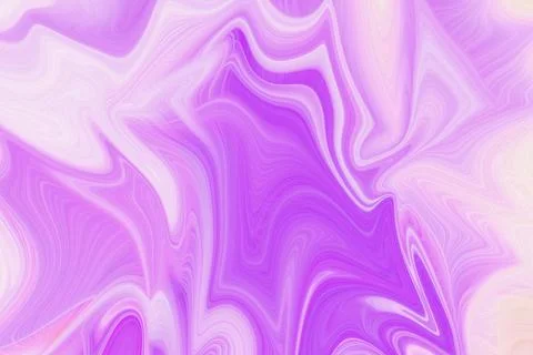 Abstract liquid marble texture background with soft flowing purple Stock Illustration