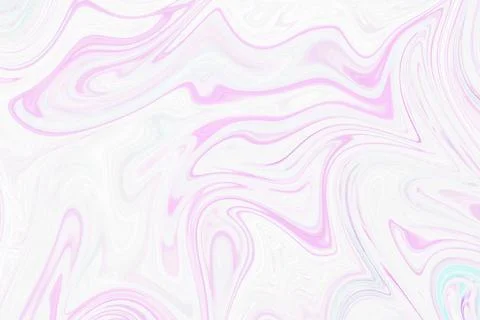 Abstract liquid marble texture with flowing pink and white swirls Stock Illustration