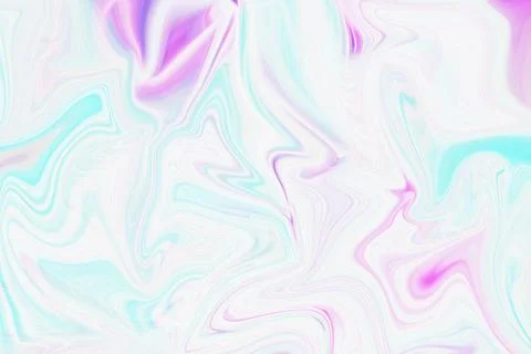 Abstract liquid marble texture with flowing waves of soft pastel pink Stock Illustration