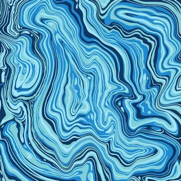 Abstract liquid marble texture in pale pastel colors Stock Illustration