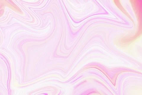 Abstract liquid marble texture with soft pastel pink and cream swirls Stock Illustration