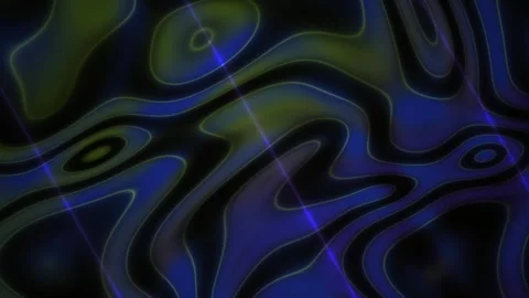 Abstract Liquid Motion Background with Glowing Blue and Green Neon Light Ri.. Stock Footage 341796755