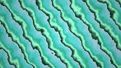 Abstract liquid motion waves with flowing green gradient background Vídeos de archivo 346816835