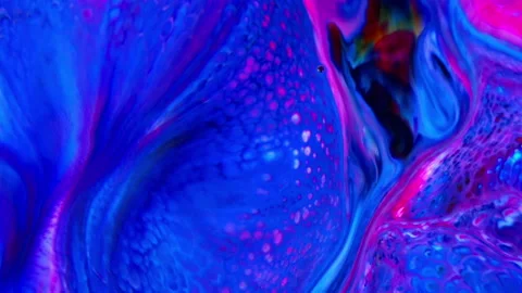 Abstract Liquid Multicolor paint Spreads Background 9 Stock Footage 313093473