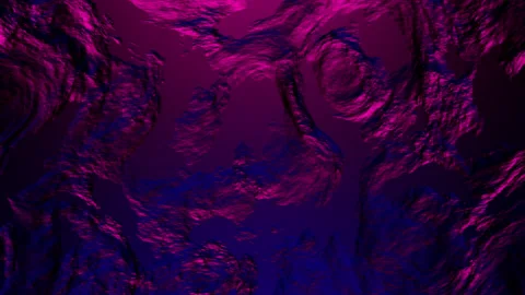 Abstract liquid neon background texture. 4K seamless loop, cybernetic Stock Footage 154682875