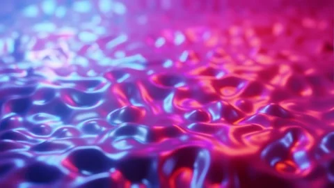 Abstract liquid neon surface. Stock Footage 150612118