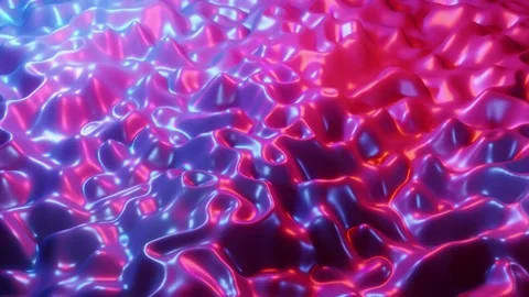 Abstract liquid neon surface. Stock Footage 151101016
