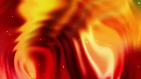 Abstract liquid orange background, Fluid motion background graphic Stock Footage 246565657