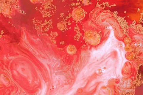 Abstract liquid paint background with marble pattern watercolor and ink paint Stock Illustration