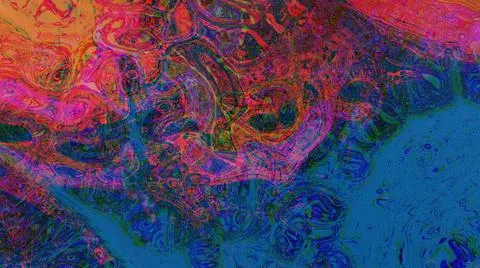 Abstract Liquid Paint Background With Marble Pattern Watercolor And Ink Paint Stock Illustration