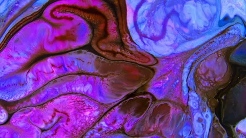Abstract Liquid Painting Full of Movement Texture Background 4 Stock Footage 315908797