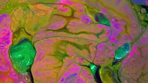 Abstract Liquid Painting Full of Movement Texture Background 11 Stock Footage 315908936