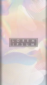 Abstract liquid pattern as background. portrait vector background. vector ill Stock Illustration