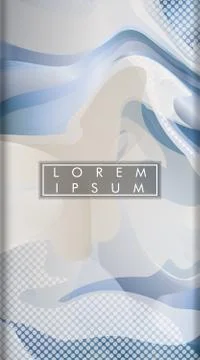 Abstract liquid pattern as background. portrait vector background. vector ill Stockillustratie