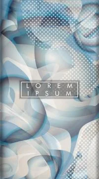 Abstract liquid pattern as background. portrait vector background. vector ill Stock Illustration