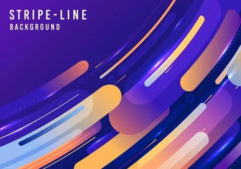 Abstract liquid pattern stripe lines decorative artwork style. Stock-Illustration